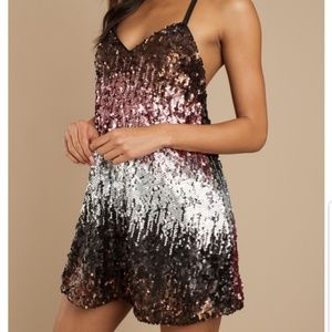 Tobi Sequin sleeveless party dress
